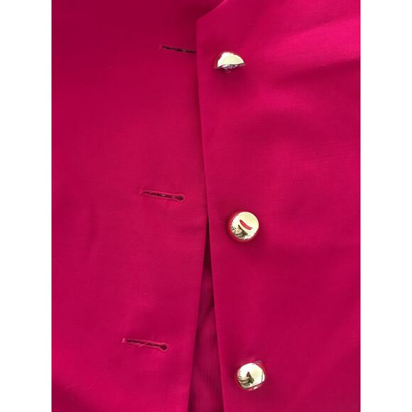 Vintage blazer jacket by Lucia in hot pink, size 12 - Picture 6 of 6
